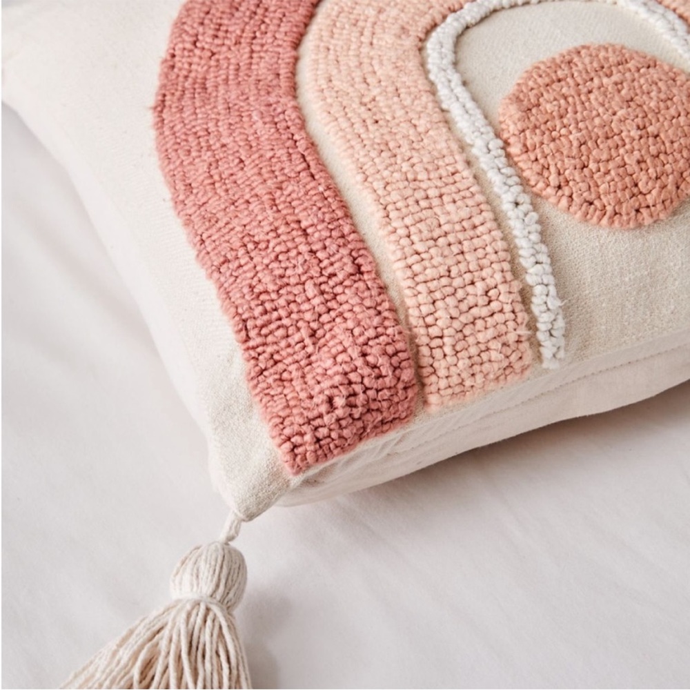 Super Cool Rainbow Big Throw Pillow - Picture 2 of 3